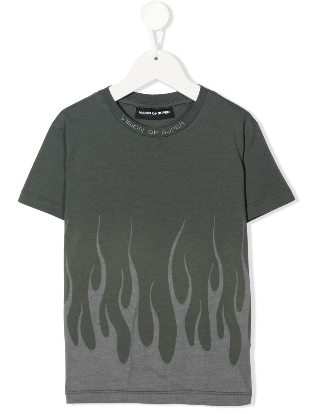 Black shirt sales with green flames