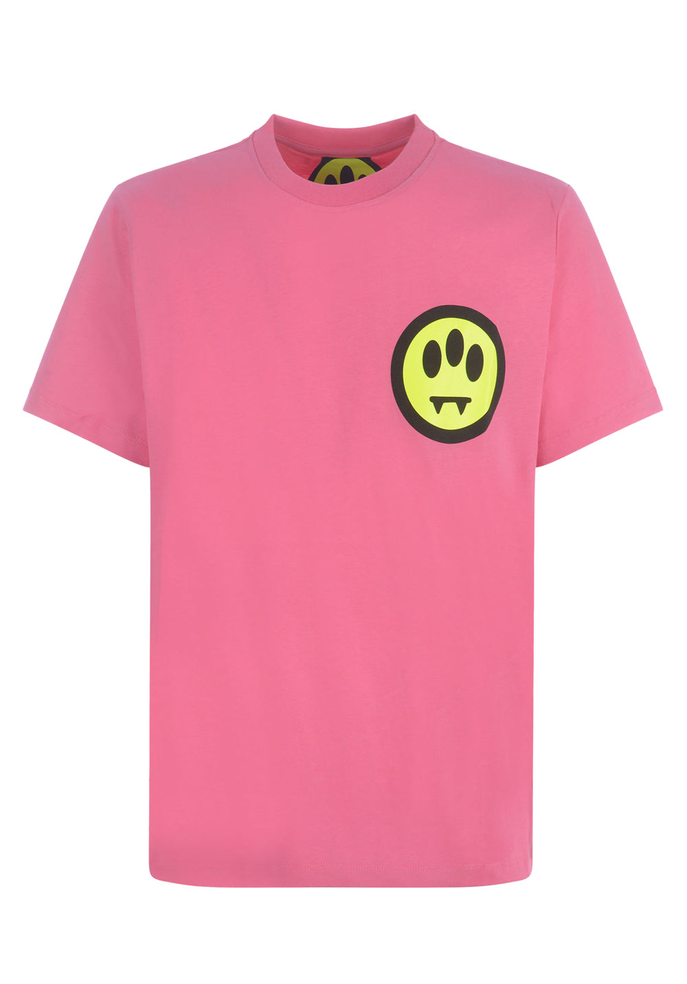 Camiseta BARROW con Logo Rosa Negra Unisex