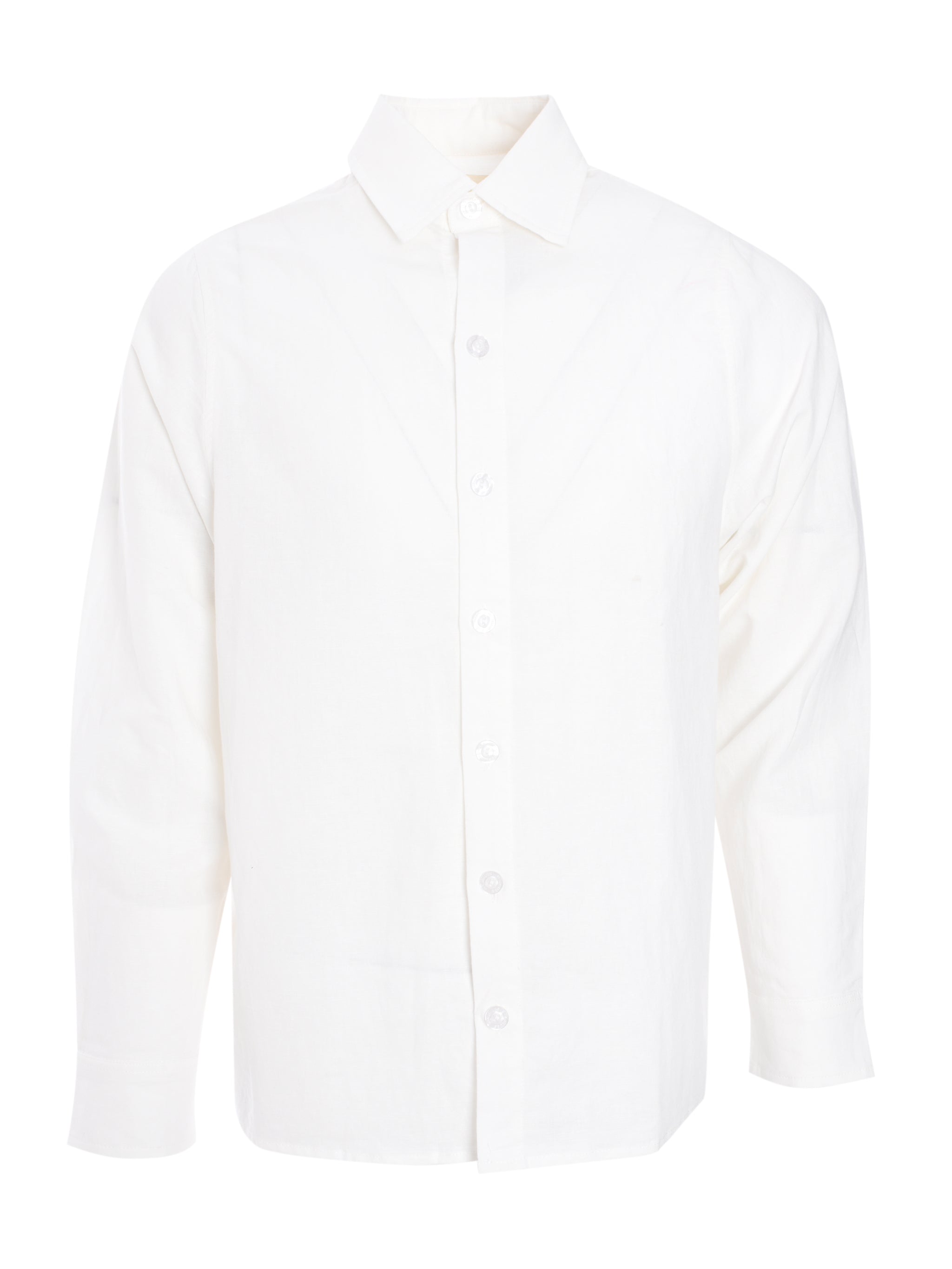 WHITE LONG SLEEVE SHIRT