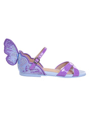 Sophia Webster Mini Girls Purple & Blue Chiara Sandals