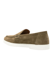 Doucal's penny-slot suede loafers