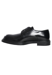 Emporio Armani panelled 35mm lace-up derby shoes