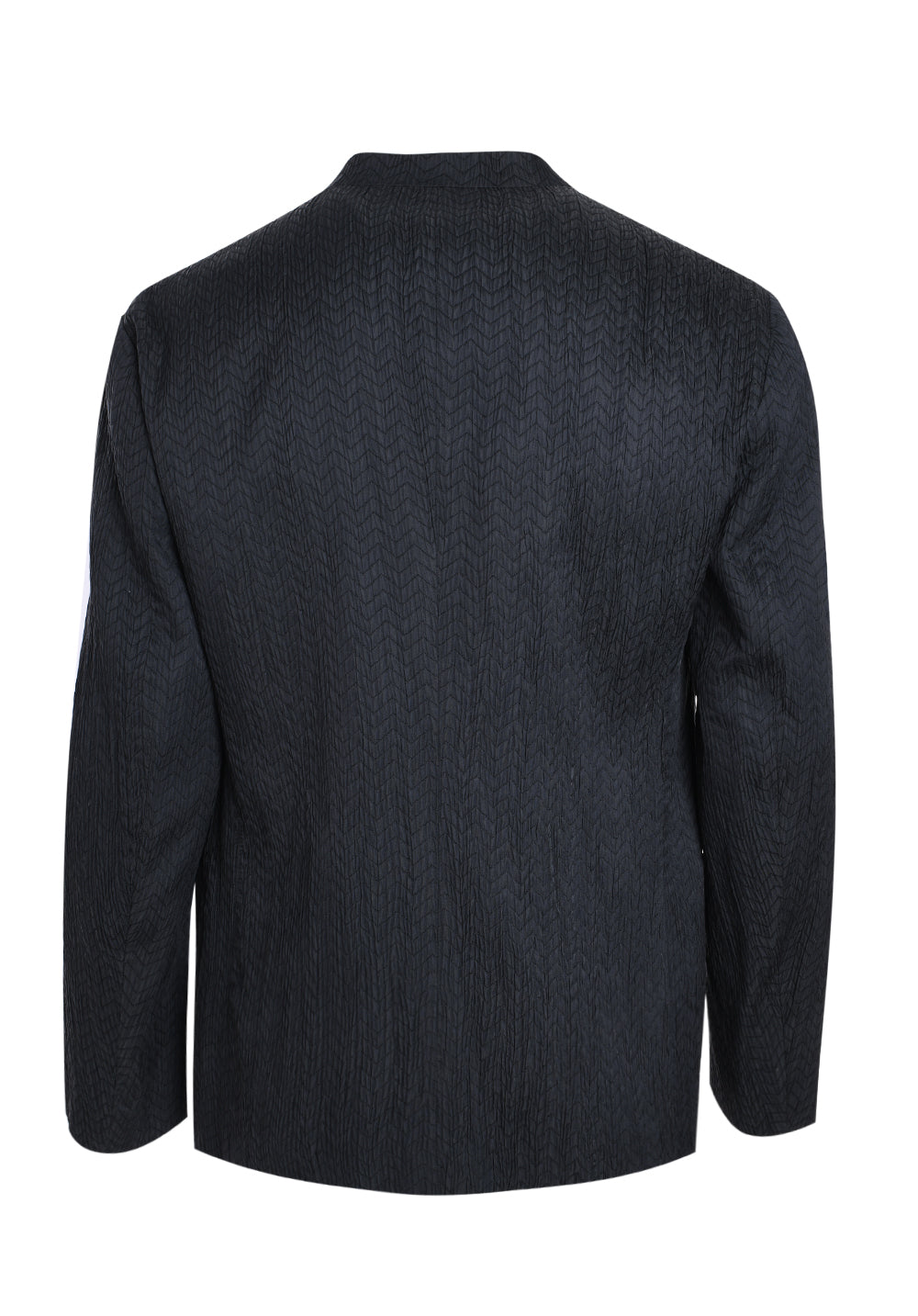 Giorgio Armani textured-finish single-breasted blazer