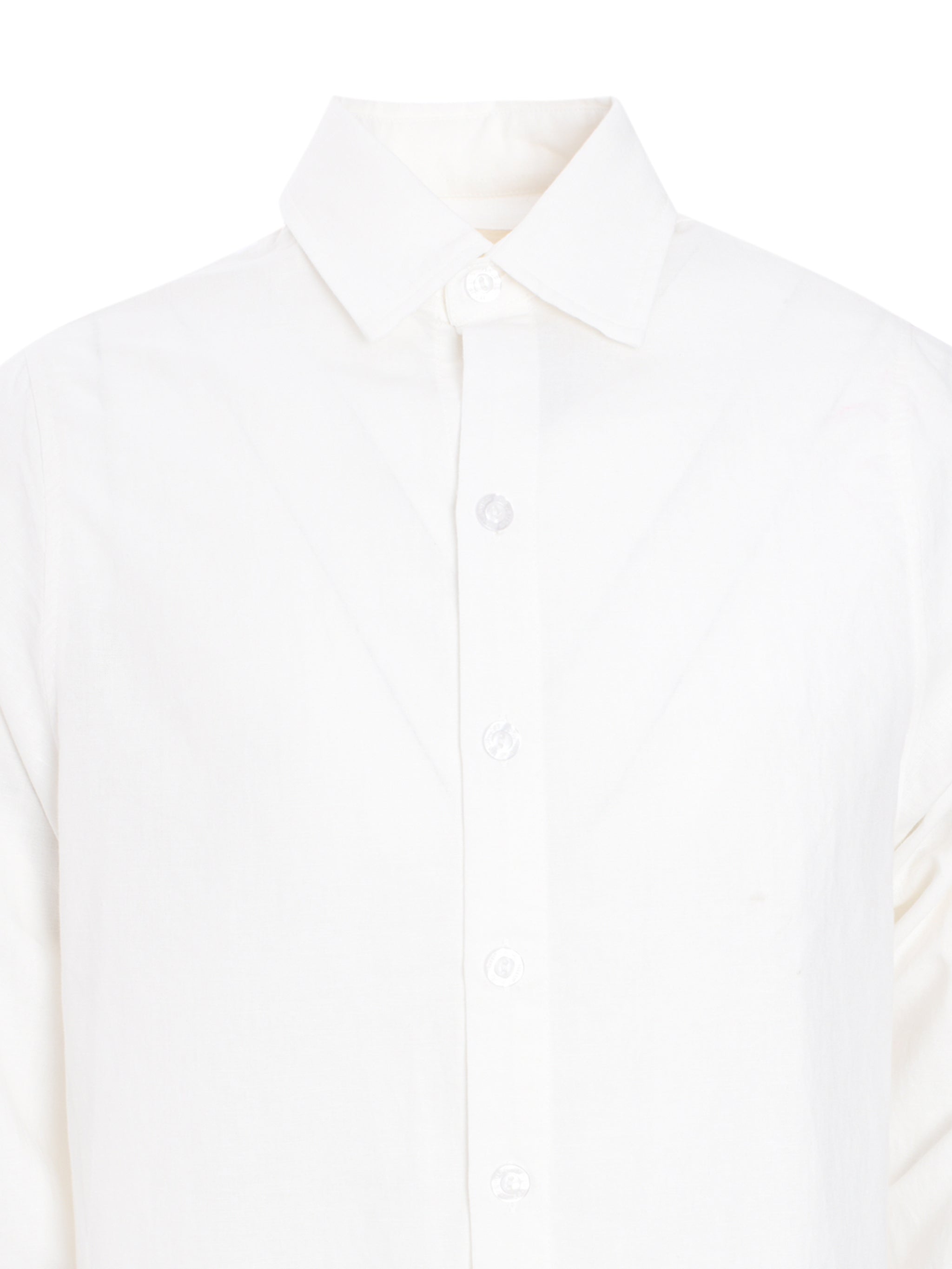 WHITE LONG SLEEVE SHIRT