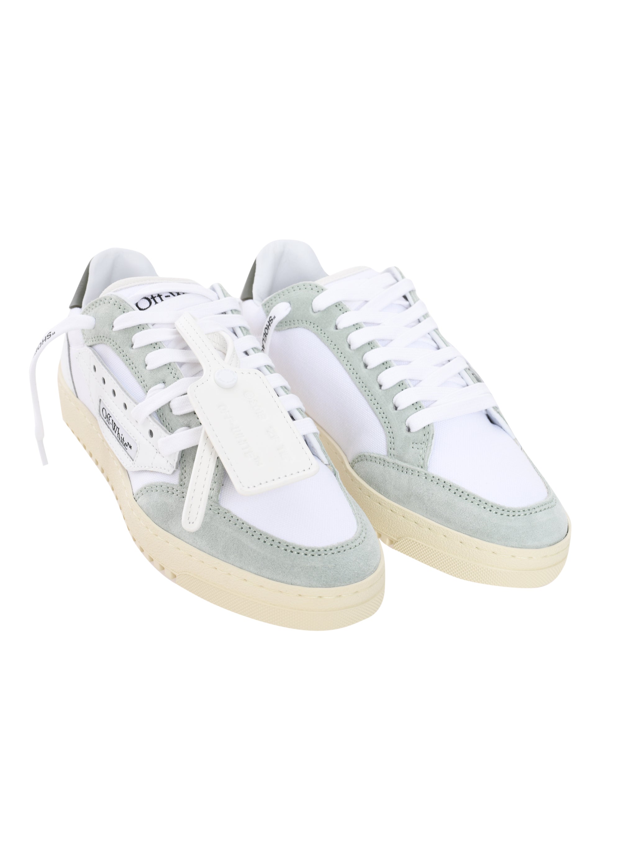 5.0 OFF COURT SUEDE/ CANVAS WHITE - MINT