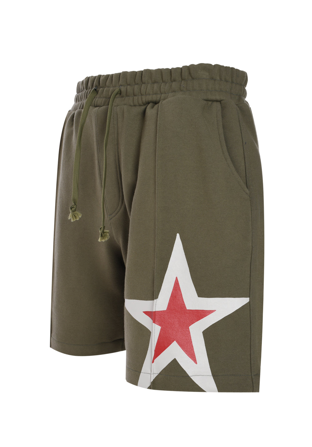 PINTUCK SWEAT SHORT STAR