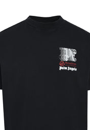 Palm Angels x Haas racing-print cotton T-shirt