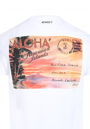 ROUND NECK T-SHIRT M/C PRINTS BACKGROUND COLOR