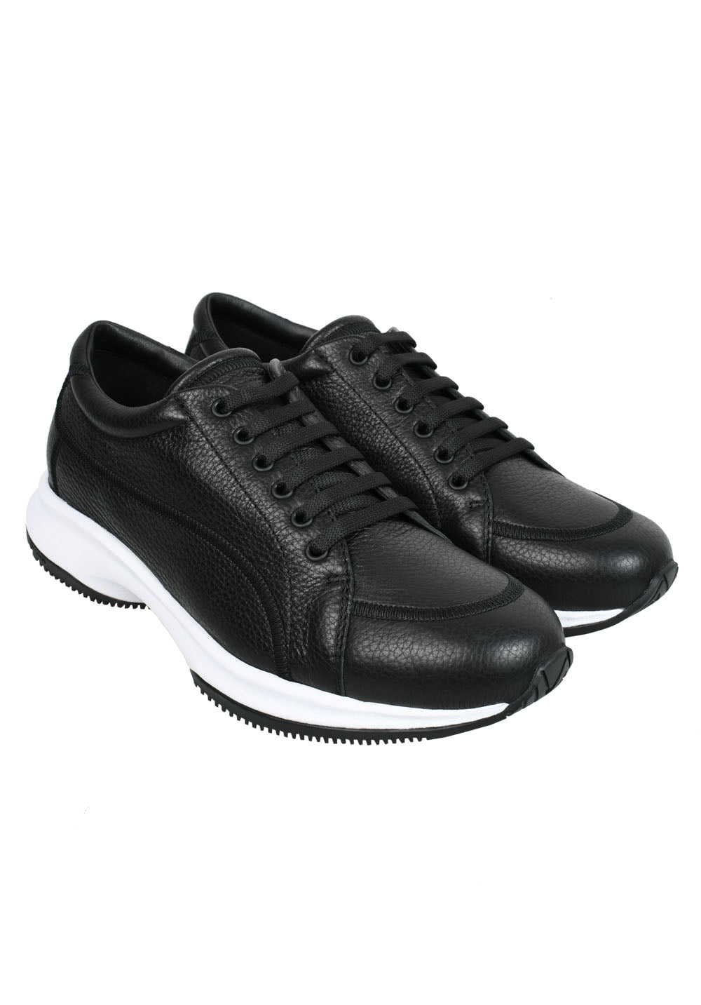 GIORGIO ARMANI  Share Deerskin and leather sneakers حذاء رياضي 