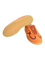 RIFE ORANGE LEATHER SNEAKERS Height (cm) 2