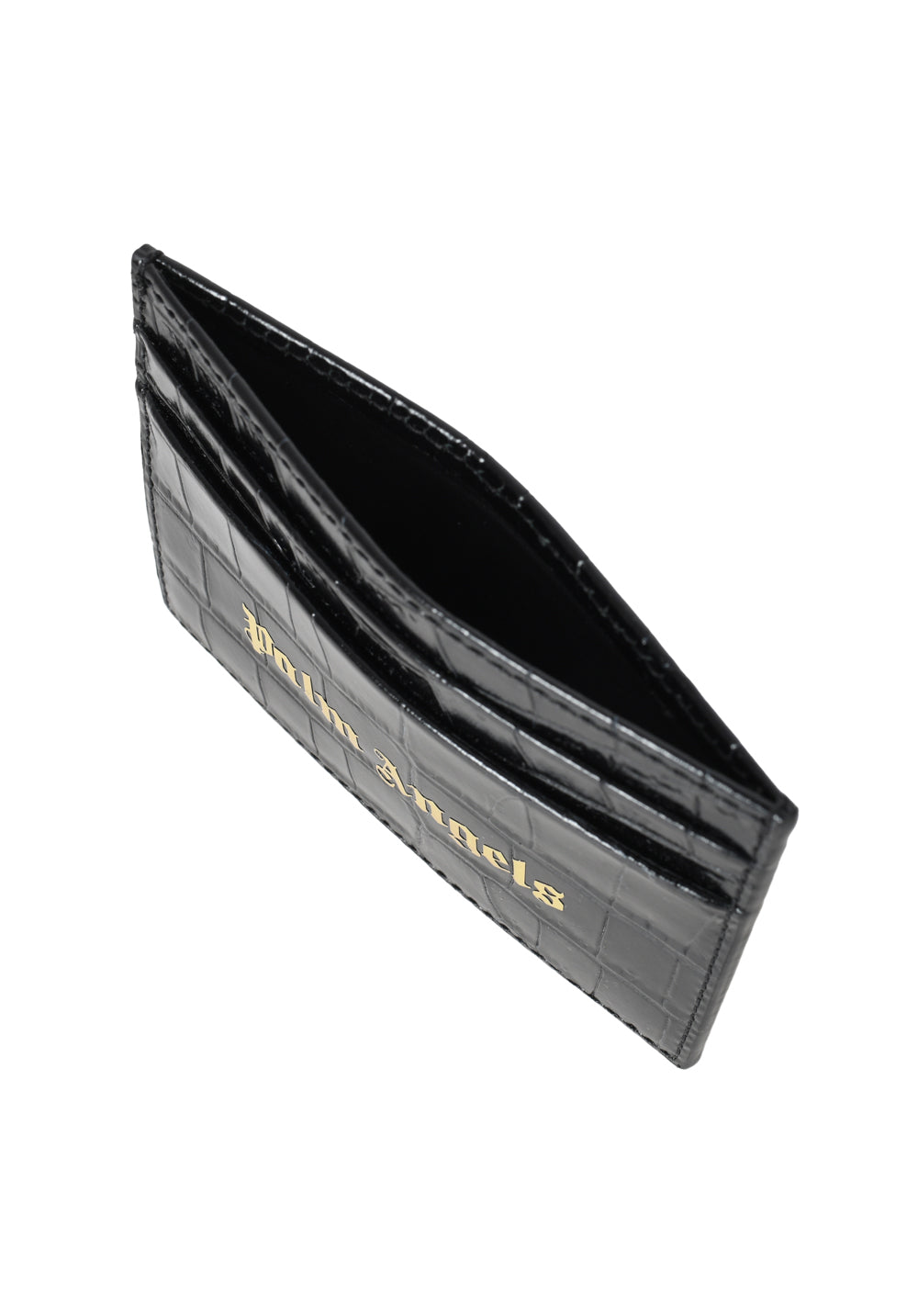 Palm Angels Black Logo Card Holder