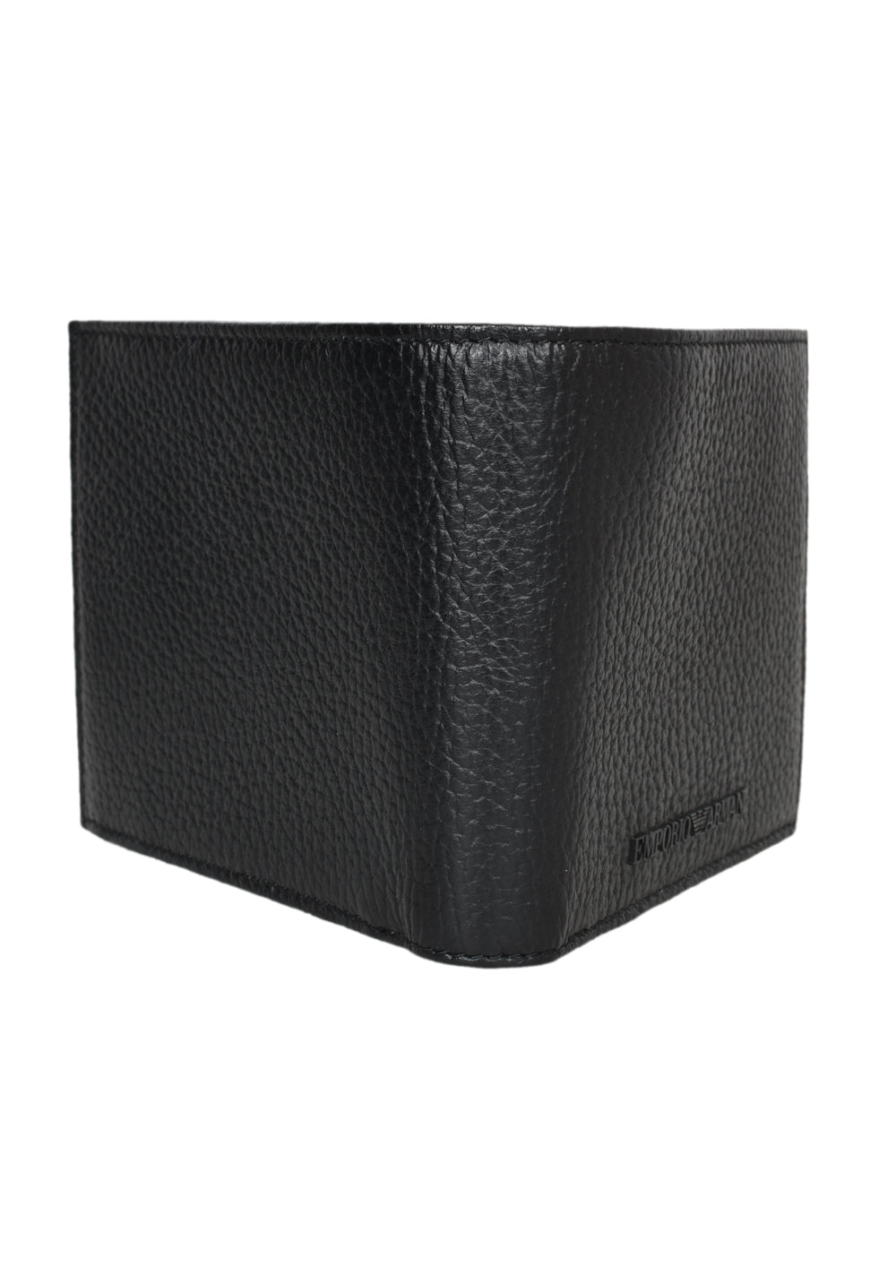 EMPORIO ARMANI MEN'S TUMBLED LEATHER WALLET