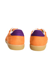 RIFE ORANGE LEATHER SNEAKERS Height (cm) 2