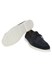 Doucal's lace-up suede loafers