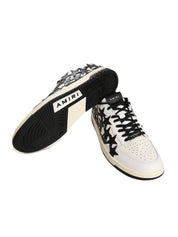 Leather Sneakers with Low Star Detail