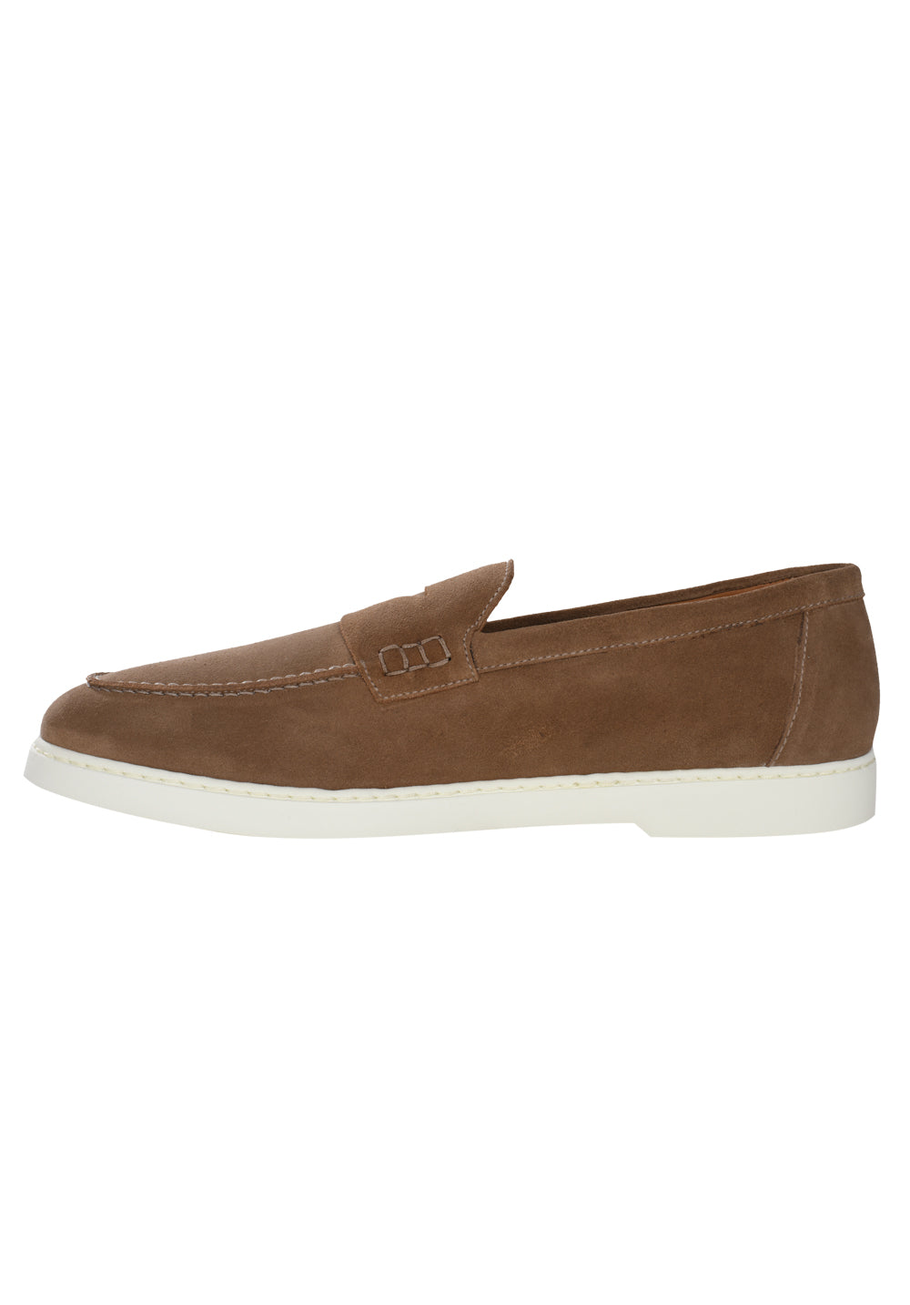 Doucal's penny-slot suede loafers