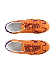 RIFE ORANGE LEATHER SNEAKERS Height (cm) 2