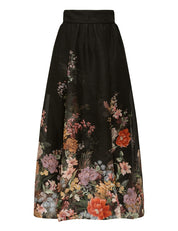 PAVILION GATHERED MIDI SKIRT