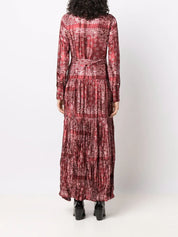 Collection paisley-print shirt dress