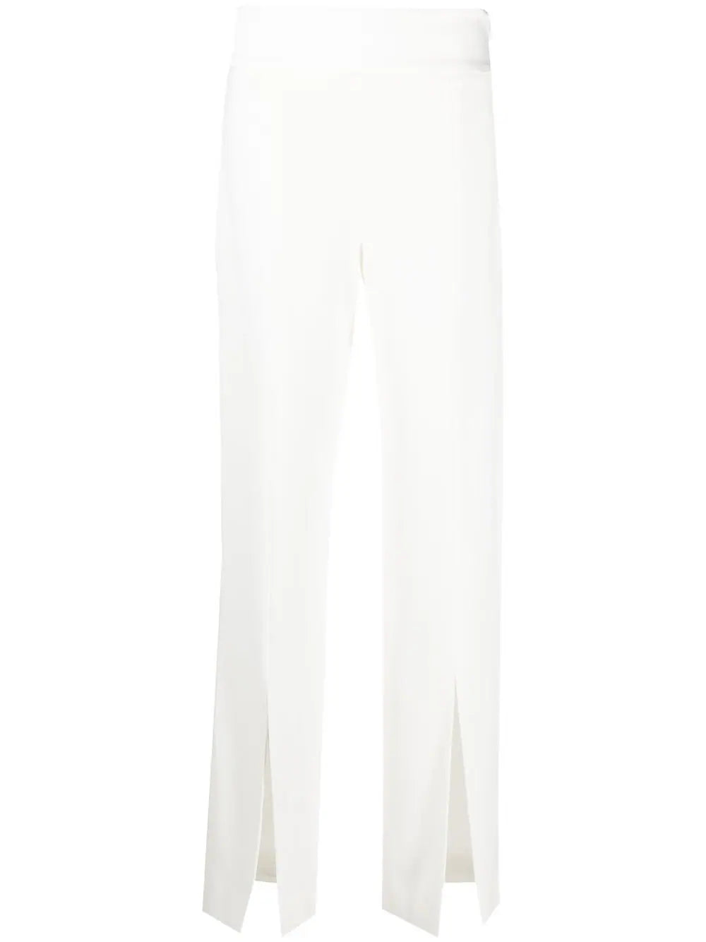 ARIAH CREPE SATIN COMBOFRONT SLIT PANT