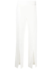 ARIAH CREPE SATIN COMBOFRONT SLIT PANT