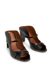 85mm block-heel mules