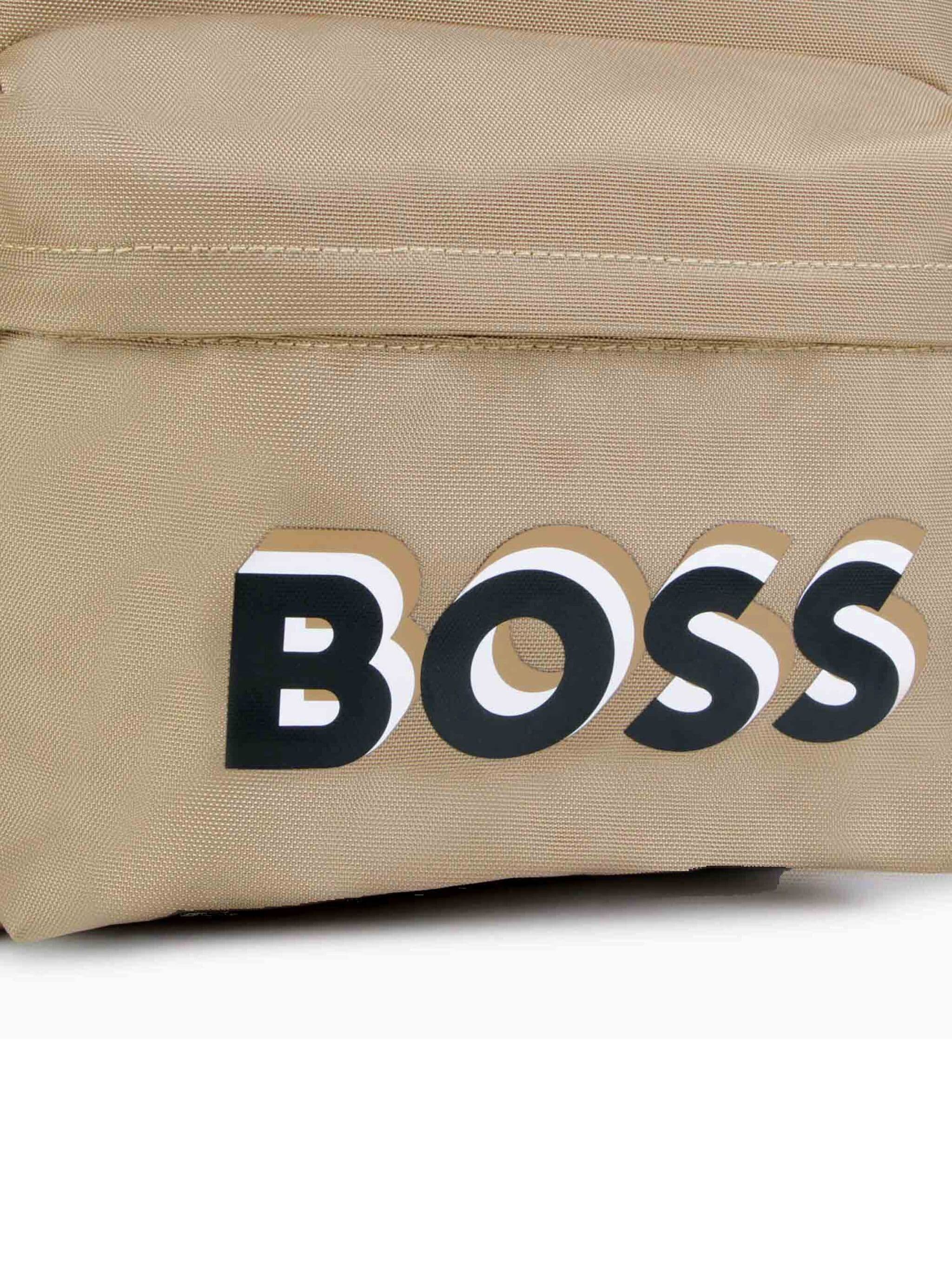 BOSS Kidswear logo-print backpack