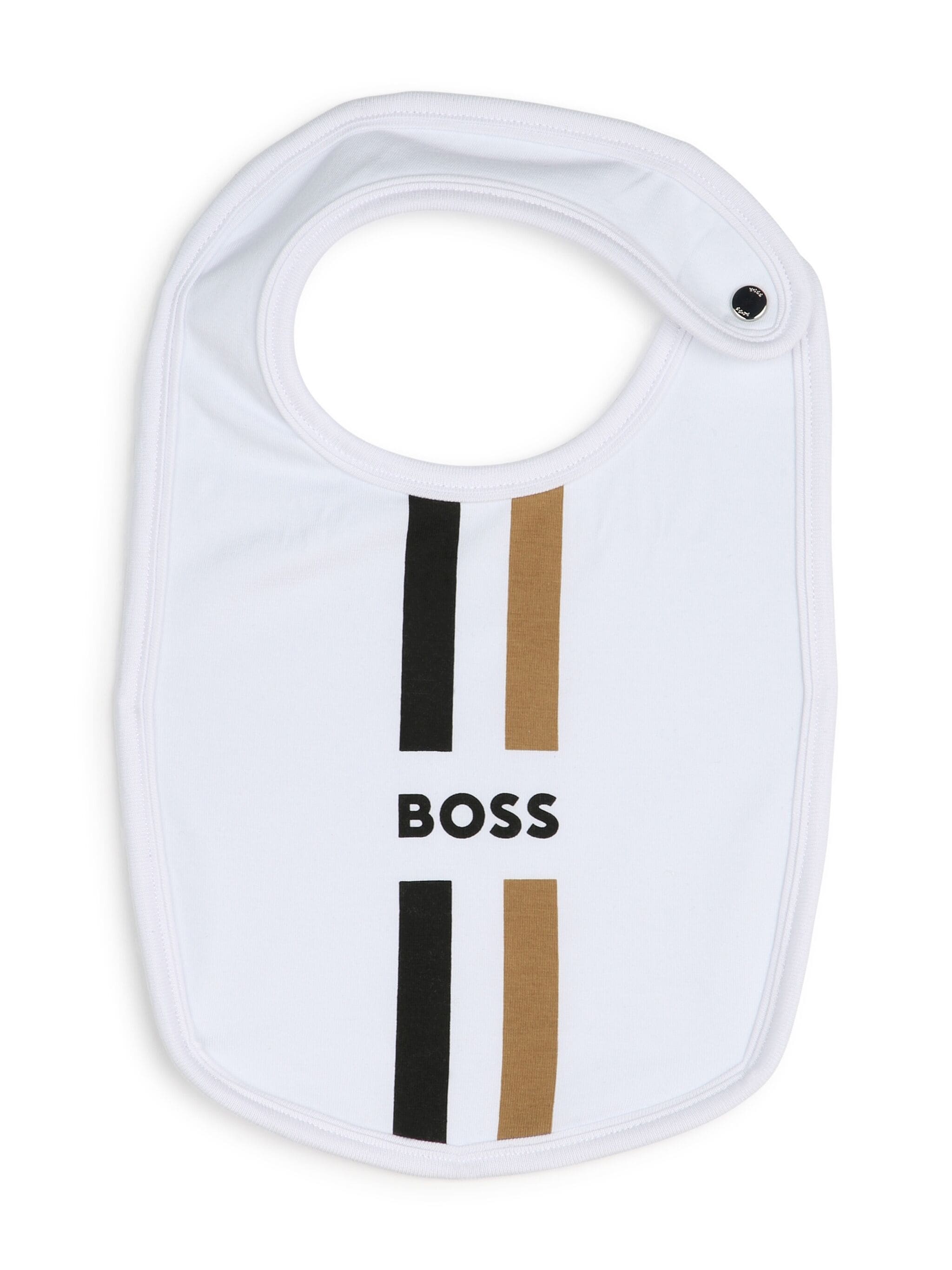 BOSS Kidswear logo-print cotton bibs (pack of three)