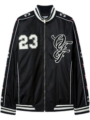 NATLOVER NYL VARSITY TRACKTOP BLACK WHITE