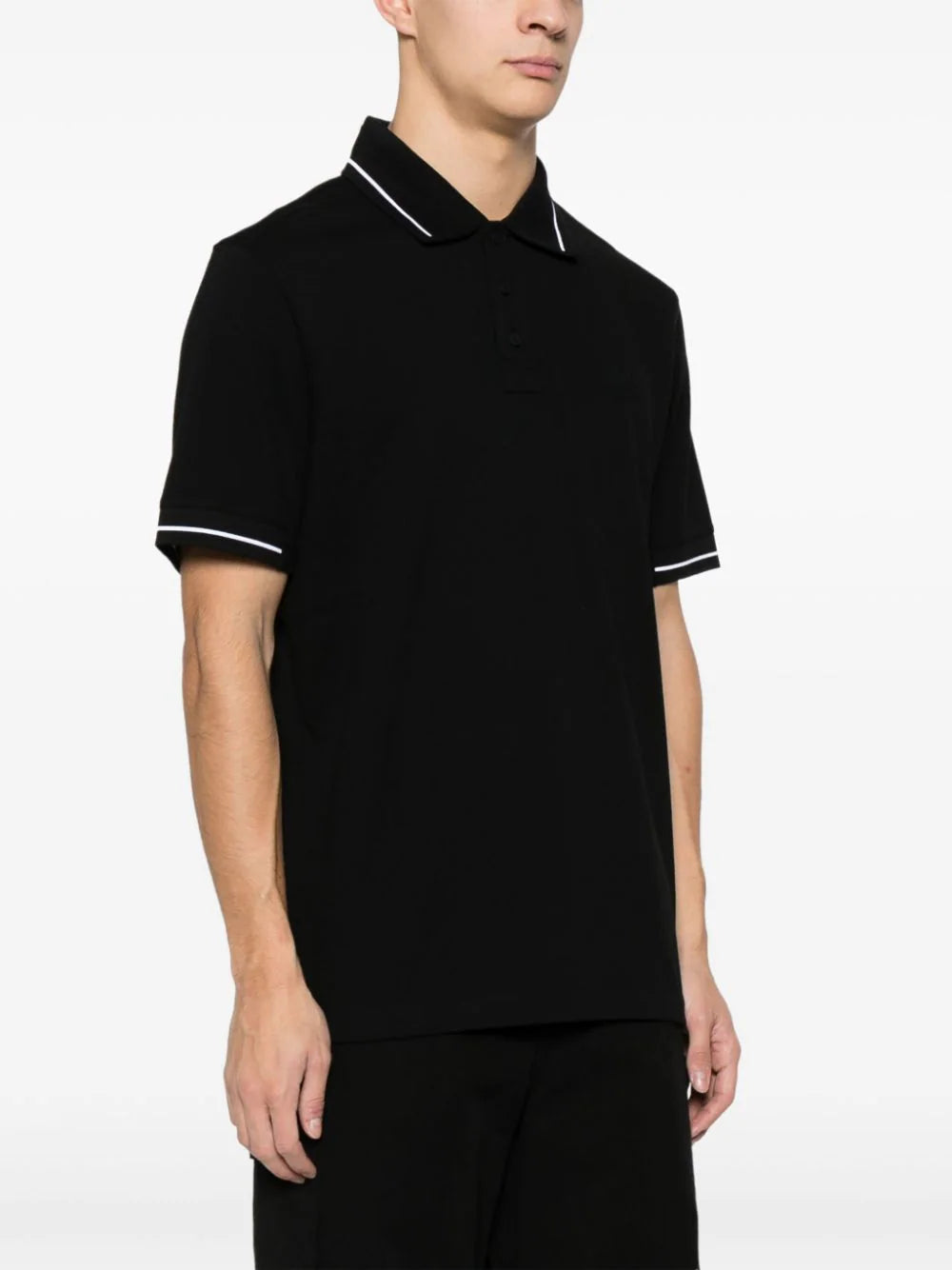 logo-appliqué polo shirt