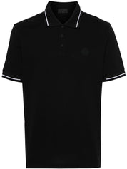 logo-appliqué polo shirt