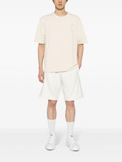 logo-tape cotton track shorts