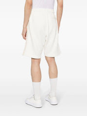 logo-tape cotton track shorts