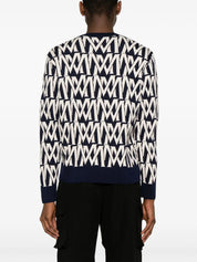 Monogram-jacquard jumper