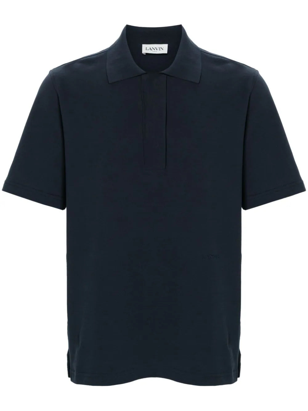 short-sleeve cotton polo shirt