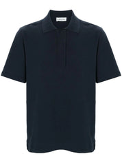 short-sleeve cotton polo shirt