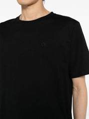 logo-embroidered cotton T-shirt