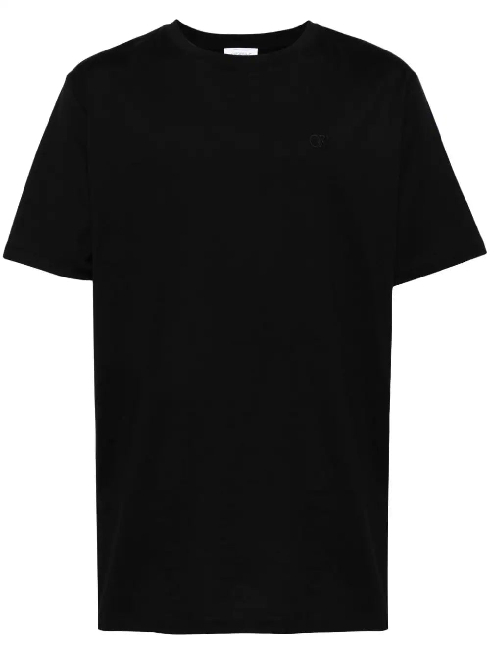 logo-embroidered cotton T-shirt