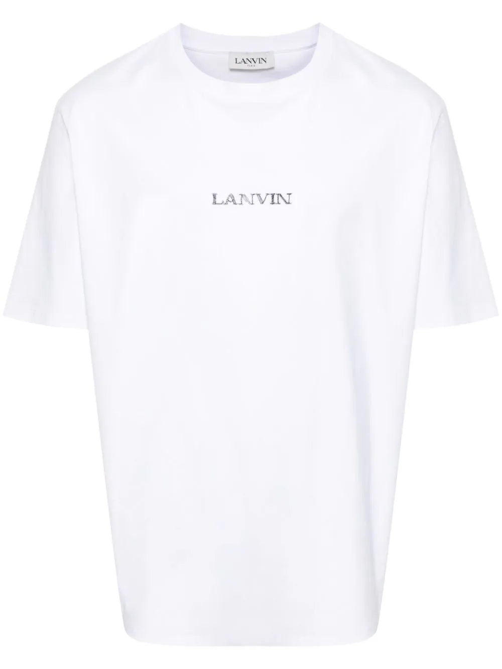 logo-embroidered cotton T-shirt