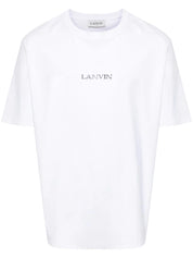 logo-embroidered cotton T-shirt