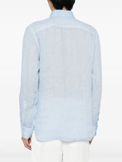 Long-sleeved linen shirt