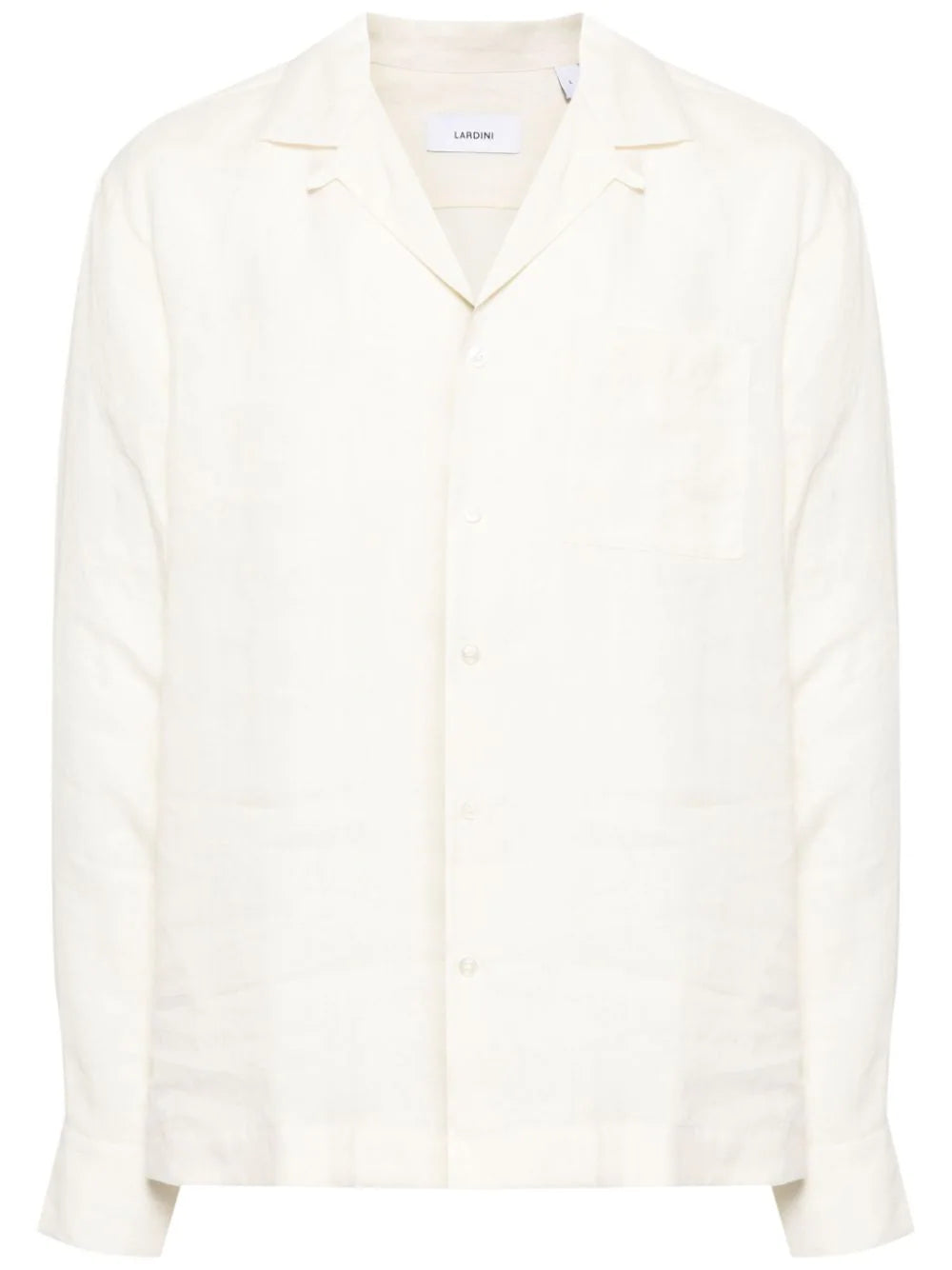 Long-sleeve linen shirt