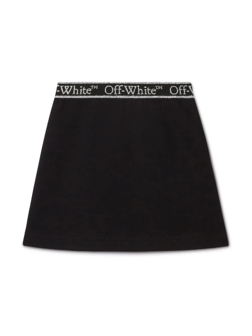 BOOKISH LOGOBAND SWEATSKIRT BLACK WHIT