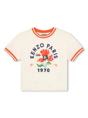 Kenzo Kids floral-print organic cotton T-shirt