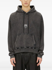 MSGM helmet print drawstring hoodie