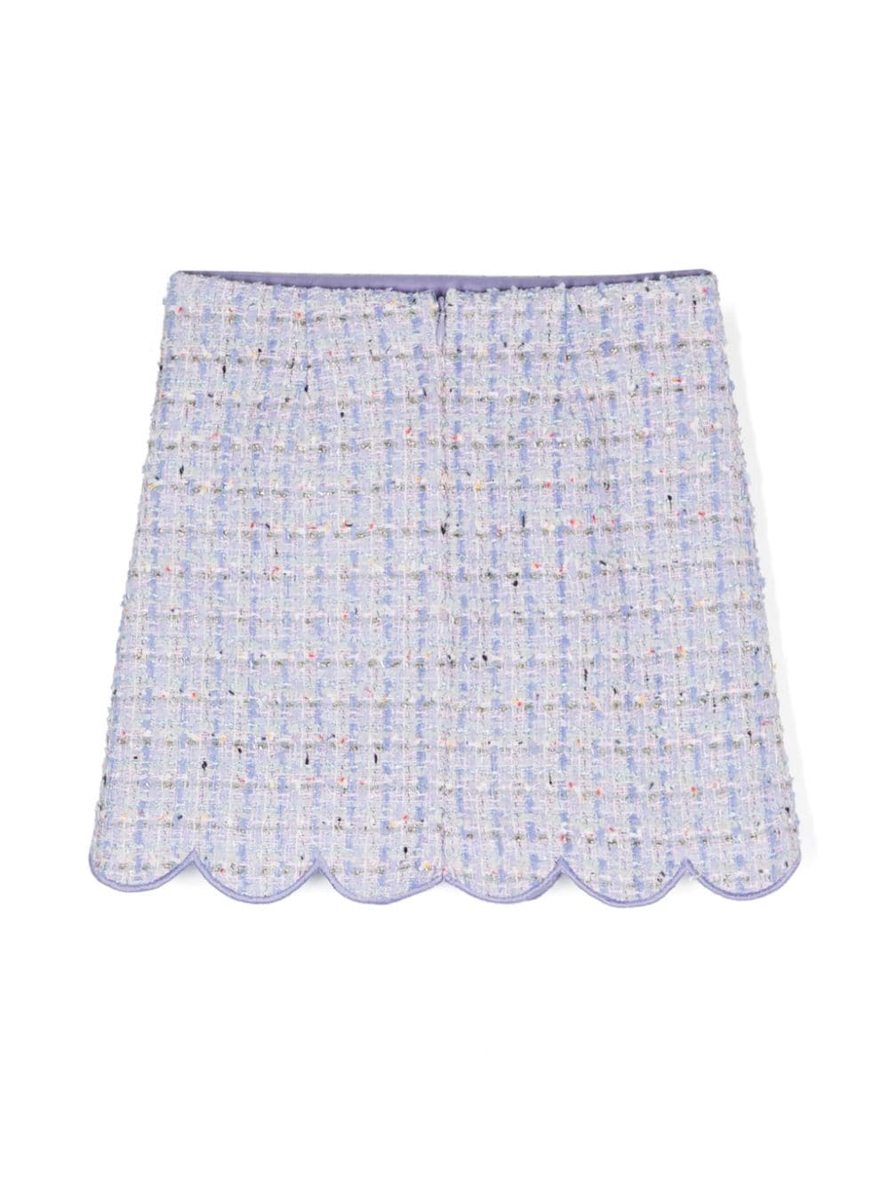 LILAC BOUCLE MINI SKIRT