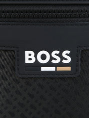 BOSS Kidswear monogram-pattern crossbody bag