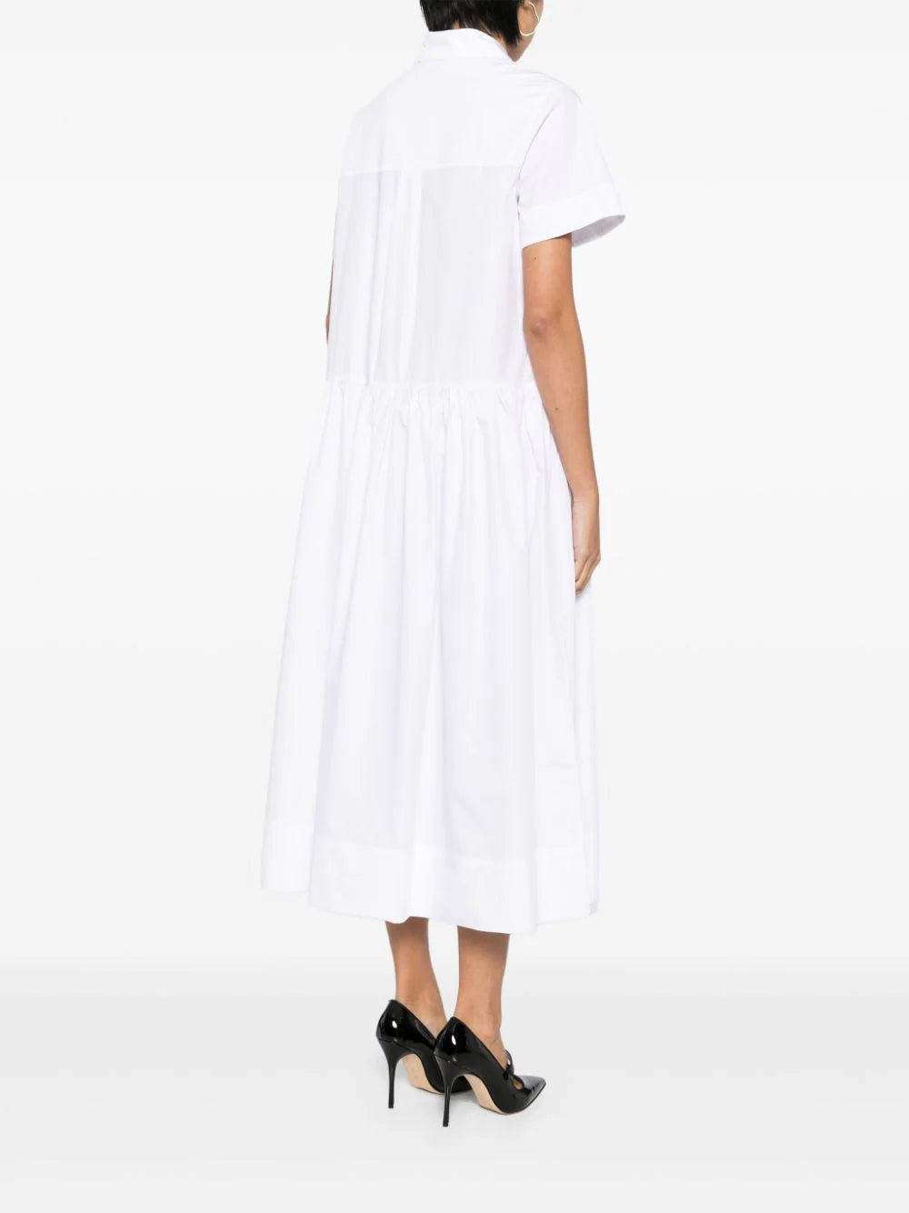 BAY WHITE MIDI DRESS OVERSIZED