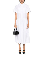 BAY WHITE MIDI DRESS OVERSIZED