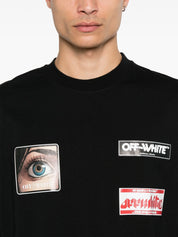 EYE LOGO SKATE S/S TEE BLACK - WHITE